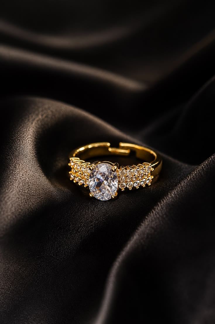 Aurora Spark adjustable ring